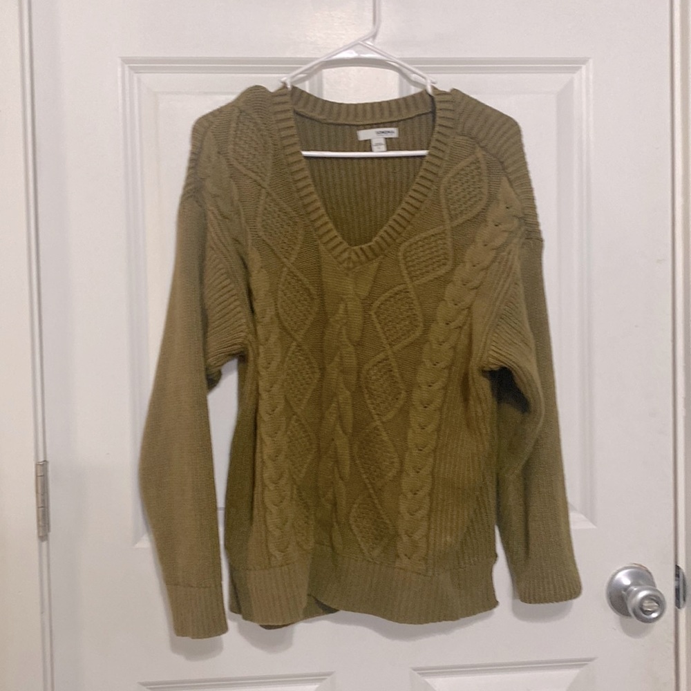 Olive Knit Sweater